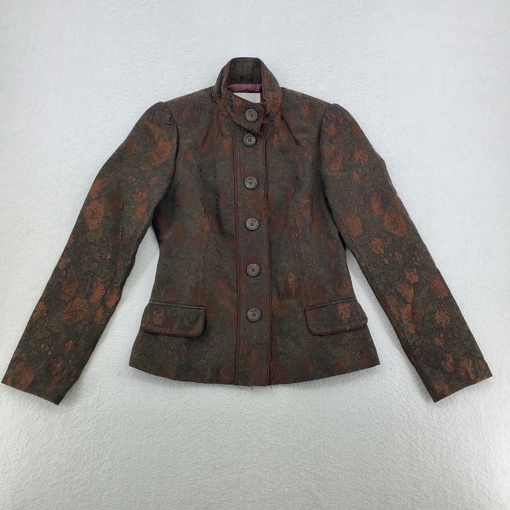 Badgley Mischka Jacket Blazer Wool Blend